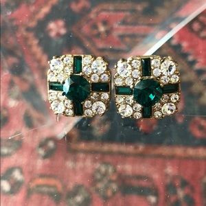 Rhinestone earrings
